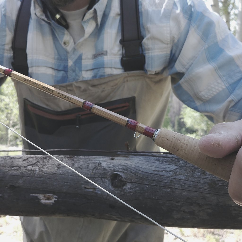 classic bamboo type for fishing poles Powell, E.C. - 8'6" 2/2, 4 1/8oz Rod Comes pre Bamboo-Style Micro Fishing Rod