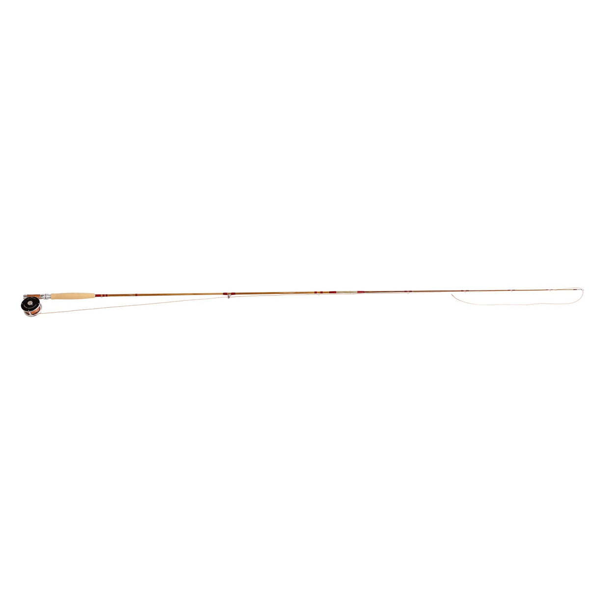 Headwaters bamboo fly rod with a Clark Fork reel mounted