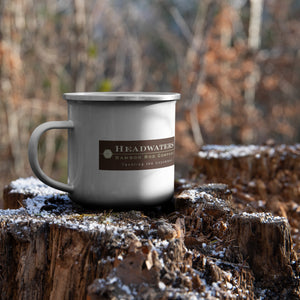 Camping Mug with Headwaters Logo