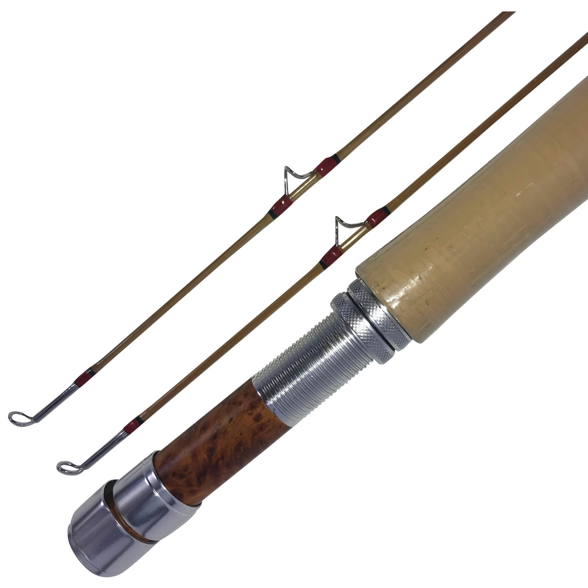 Deluxe Series Bamboo Fly Rods (2-Tips)