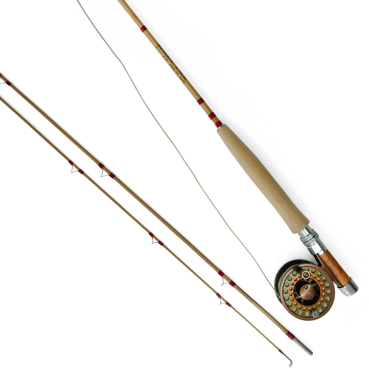 カヌー専用Y.Kitahara Fly Fishing Ｂamboo Rod Nakao, Kanjiro - 8'6