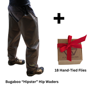 Bugaboo "Hipster" Hip Waders + FREE Flies