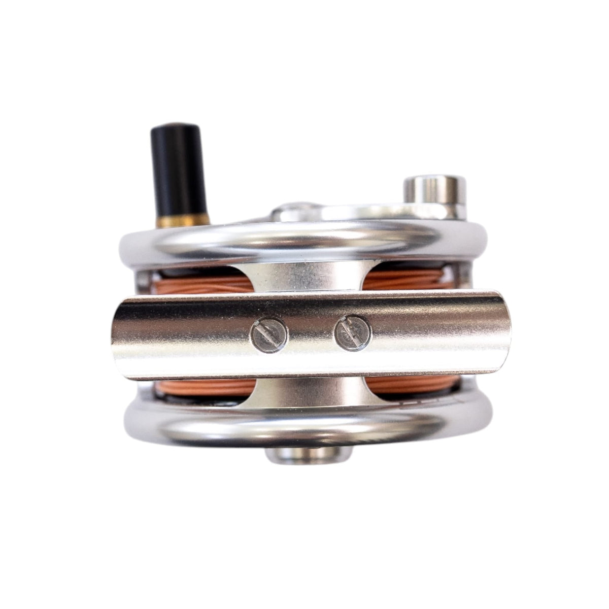 Clark Fork 2.5 fly reel, edge on