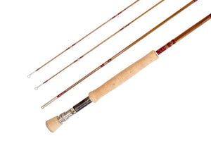 John Day three piece bamboo fly rod with cork fighting butt
