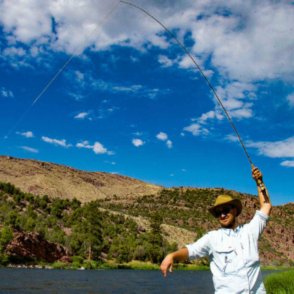 bamboo fly rod fishing 8888 Deschutes Bamboo Fly Rod 8'0" 6-wt Medium Fast | Dickerson 8014 Taper