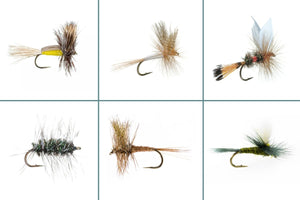 18-Pack of Hand-Tied Flies - Headwaters Bamboo