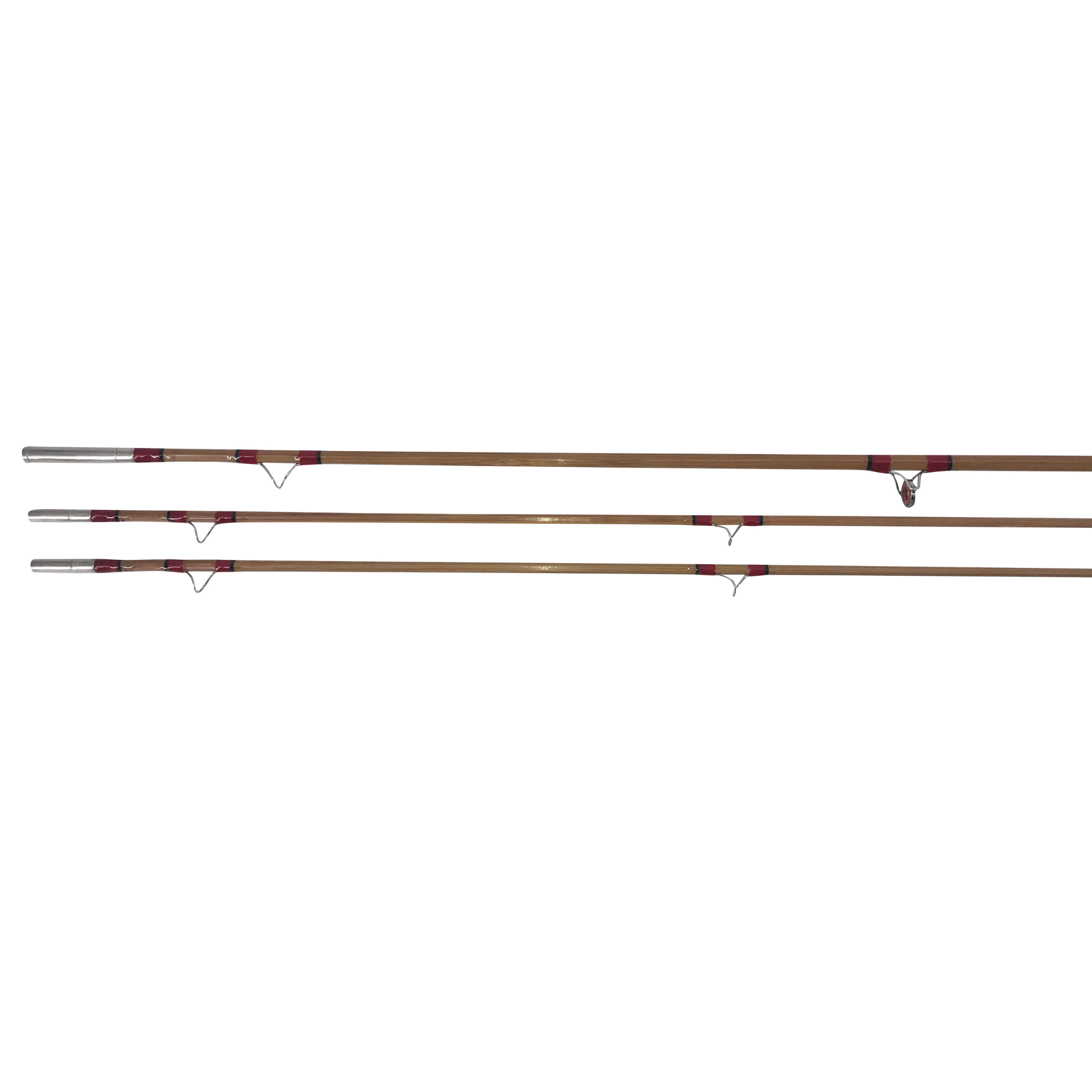 New Bamboo Fly Rod 7'0 #4,2 Piece 2 Tips with Nickel Silver Reel Seat and  Agate Strip Guide. : Sports & Outdoors 