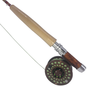 Deluxe Breitenbush 7' 0" 4-wt Medium Fast Action Bamboo Fly Rod, Reel, and Line Outfit